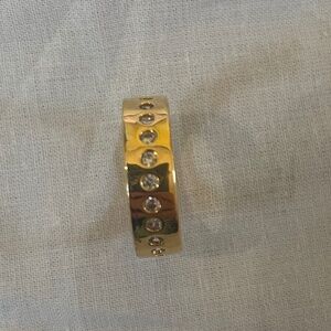 Cute Anthropologie Gold Chunky Ring